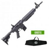 Carabina Rifle de Pressão M4 177 Multi Pump 4,5 mm com Capa